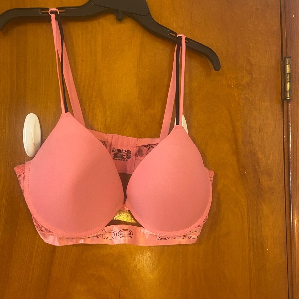 Bebe Pink Sports Bra
